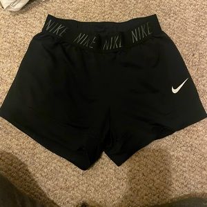 black nike shorts